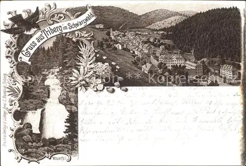 Triberg Schwarzwald Wasserfall / Triberg im Schwarzwald /Schwarzwald-Baar-Kreis LKR