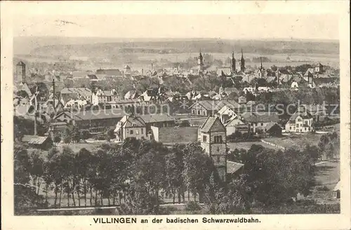 Villingen-Schwenningen Bahnpost Konstanz-Offenburg / Villingen-Schwenningen /Schwarzwald-Baar-Kreis LKR