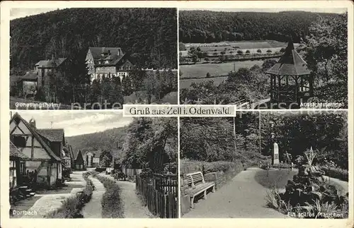 Zell Odenwald Genesungsheim Dorfbach  / Bad Koenig /Odenwaldkreis LKR