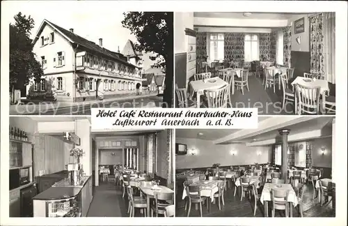 Auerbach Bergstrasse Hotel-Cafe-Restaurant Auerbacher-Haus / Bensheim /Bergstrasse LKR