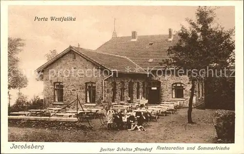 Porta Westfalica Jacobsberg Restauration Schultze Attendorf / Porta Westfalica /Minden-Luebbecke LKR