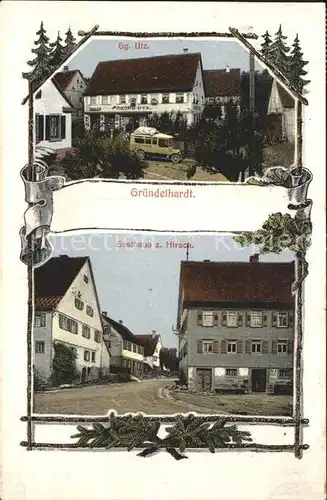 Gruendelhardt Gasthaus zum Hirsch  / Frankenhardt /Schwaebisch Hall LKR