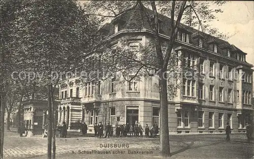 Duisburg Ruhr A. Schaaffhausen'scher Bankverein  / Duisburg /Duisburg Stadtkreis
