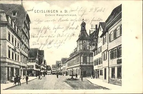 Geislingen Steige Untere Hauptstrasse  / Geislingen an der Steige /Goeppingen LKR