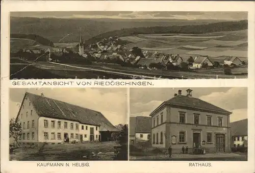 Riedoeschingen Rathaus Kaufmann N. Helbig  / Blumberg /Schwarzwald-Baar-Kreis LKR