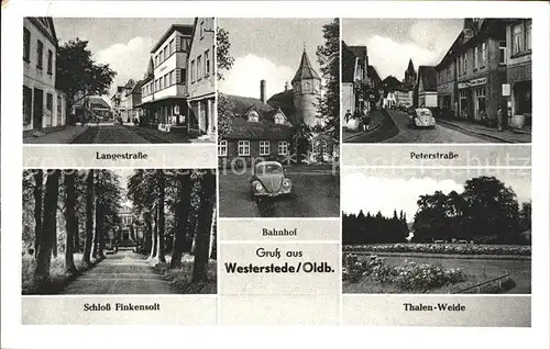 Westerstede Langestrasse Peterstrasse Bahnhof Thalen-Weide  / Westerstede /Ammerland LKR