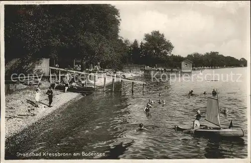 Kressbronn Bodensee Strandbad Bahnpost  / Kressbronn am Bodensee /Bodenseekreis LKR