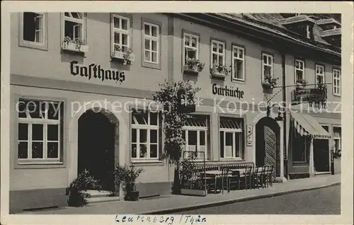 Leutenberg Thueringen Gasthaus zur Garkueche  / Leutenberg /Saalfeld-Rudolstadt LKR