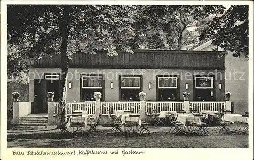 Grunewald Berlin Wirtshaus Schildhorn Kaffeeterrasse Gastraum  / Berlin /Berlin Stadtkreis
