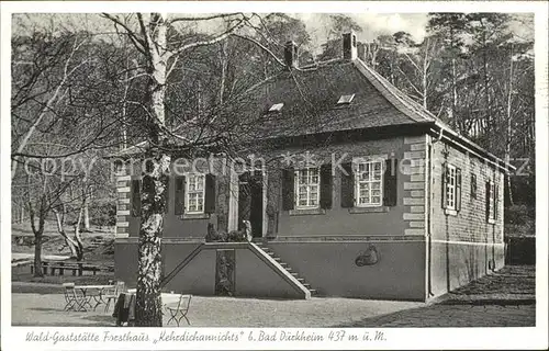 Bad Duerkheim Wald-Gaststaette Forsthaus Kehrdichannichts / Bad Duerkheim /Bad Duerkheim LKR