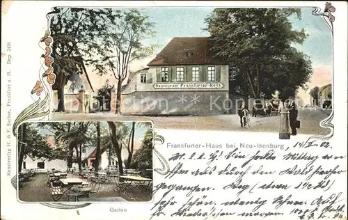 Neu-Isenburg Restaurant Frankfurter-Haus Garten  / Neu-Isenburg /Offenbach LKR