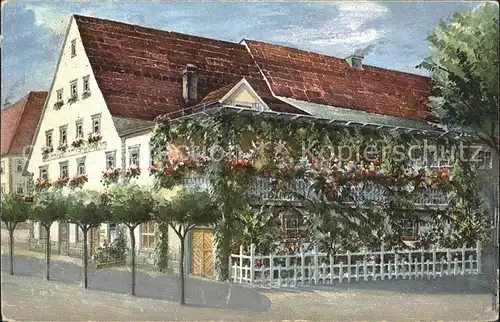 Voehrenbach Restaurant-Konditorei Wilhelm Kleiser Bahnpost / Voehrenbach /Schwarzwald-Baar-Kreis LKR