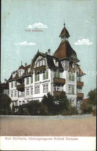 Bad Duerrheim Hotel Waldblick / Bad Duerrheim /Schwarzwald-Baar-Kreis LKR