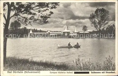 Bad Duerrheim Salinensee Strandbad  / Bad Duerrheim /Schwarzwald-Baar-Kreis LKR