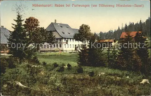 Furtwangen Gasthaus zum goldenen Raben / Furtwangen im Schwarzwald /Schwarzwald-Baar-Kreis LKR