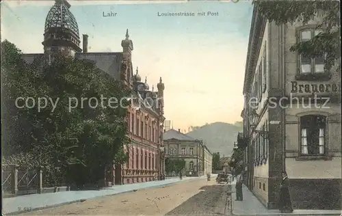 Lahr Schwarzwald Louisenstrasse Post Brauerei / Lahr /Ortenaukreis LKR
