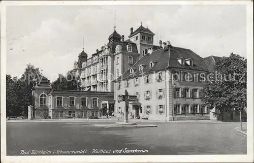 Bad Duerrheim Kurhaus Sanatorium / Bad Duerrheim /Schwarzwald-Baar-Kreis LKR