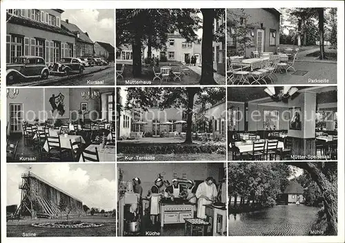 Bad Westernkotten Muetterhaus Kursaal Kueche Speisesaal Muehle Saline  / Erwitte /Soest LKR