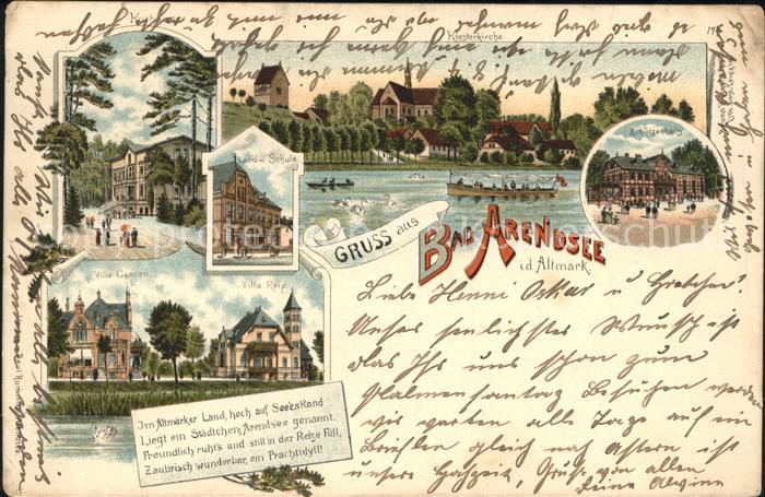 Arendsee Altmark / Arendsee /Altmarkkreis Salzwedel LKR Nr. k117272