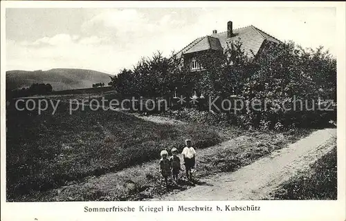 Meschwitz Kriegel Kinder bei Kubschuetz / Bautzen /Bautzen LKR