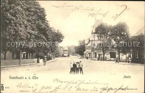 Geesthacht Elbe Markt Kinder / Geesthacht /Herzogtum Lauenburg LKR