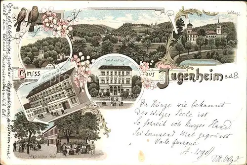 Jugenheim Seeheim-Jugenheim Hotel zur Krone Hotel zur Post / Seeheim-Jugenheim Bergstrasse /Darmstadt-Dieburg LKR