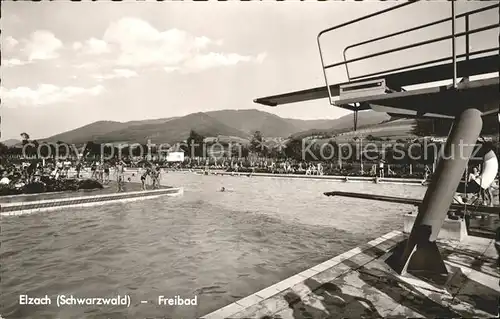 Elzach Freibad Sprungturm / Elzach /Emmendingen LKR