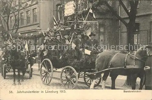 Lueneburg 38. Jahrhundertfeier Bardowiecker Pferdekutsche / Lueneburg /Lueneburg LKR