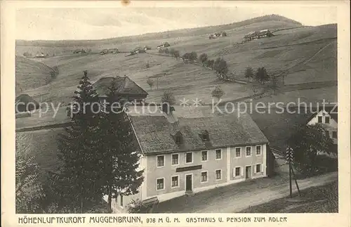 Muggenbrunn Gasthaus Pension zum Adler / Todtnau /Loerrach LKR