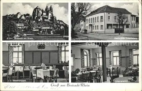 Breisach Rhein Muenster Restaurant Eckartsberg / Breisach am Rhein /Breisgau-Hochschwarzwald LKR