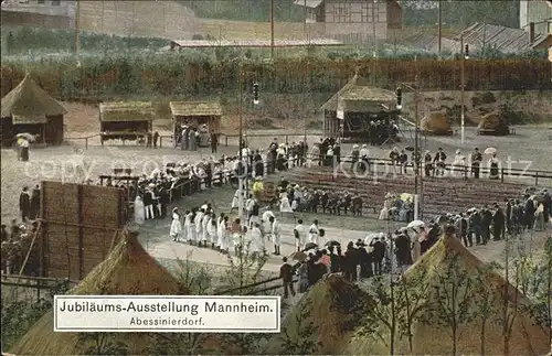 Mannheim Jubilaeumsausstellung Abessinierdorft / Mannheim /Mannheim Stadtkreis