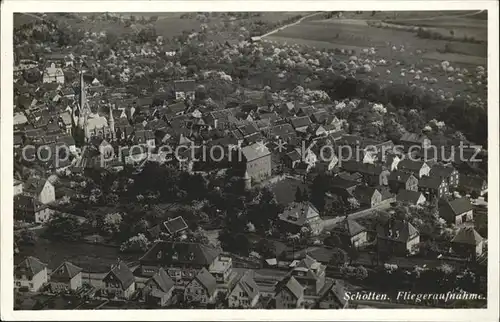 Schotten Fliegeraufnahme / Schotten /Vogelsbergkreis LKR