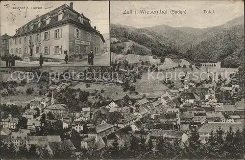 Zell Wiesental Gasthaus zum Loewen / Zell im Wiesental /Loerrach LKR