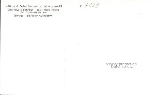 Schenkenzell Gasthaus zum Banhof Autos / Schenkenzell Schwarzwald /Rottweil LKR