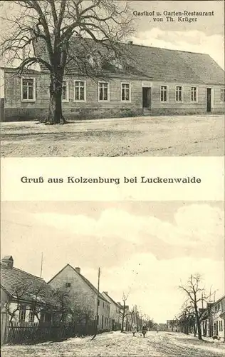 Kolzenburg Gasthaus Restaurant Th. Krueger / Luckenwalde /Teltow-Flaeming LKR