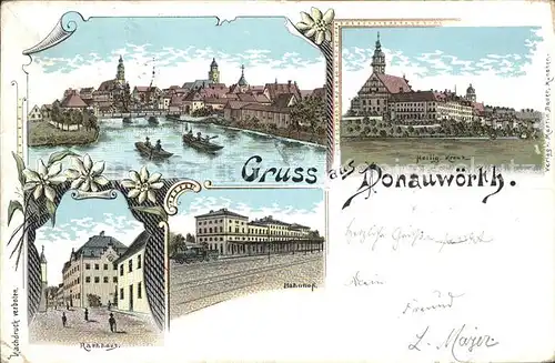 Donauwoerth Bahnhof Rathaus Heilig-Kreuz / Donauwoerth /Donau-Ries LKR