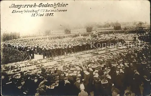 Wilhelmshaven Skagerrak-Gedenkfeier Ehrenfriedhof 31.5.1917 Soldaten Marine / Wilhelmshaven /Wilhelmshaven Stadtkreis