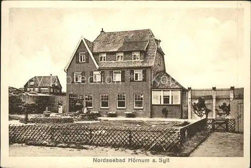 Hoernum Sylt Wohnhaus  / Hoernum (Sylt) /Nordfriesland LKR