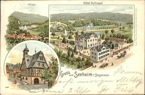 Seeheim-Jugenheim Hoflager Hotel Nufnagel Rathaus / Seeheim-Jugenheim /Darmstadt-Dieburg LKR