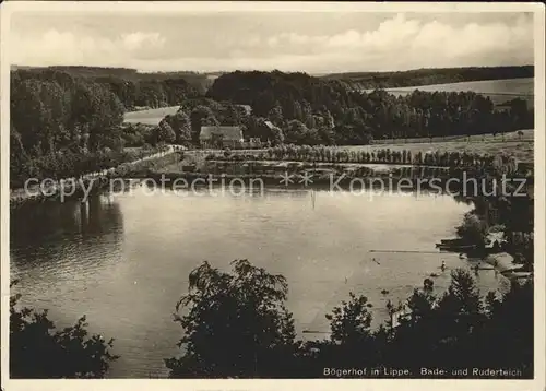 Lippe Waltrop Boegerhof Bade- und Ruderteich / Waltrop /Recklinghausen LKR