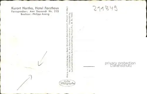 Hartha Tharandt Kurort Fliegeraufnahme Hotel Forsthaus / Tharandt /Saechsische Schweiz-Osterzgebirge LKR
