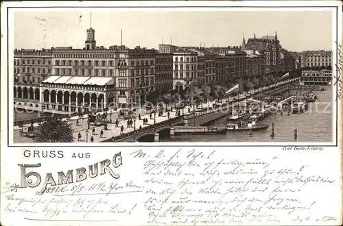 Hamburg Jungfernsteg Deutsche Reichspost / Hamburg /Hamburg Stadtkreis