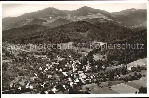 Hasel im Schwarzwald Fliegeraufnahme Original Straehle Bild Nr. 19108 / Hasel /Loerrach LKR