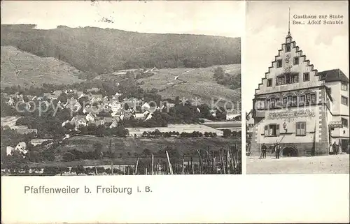 Pfaffenweiler Breisgau Gesamtansicht Gasthaus zur Sonne Giebel / Pfaffenweiler /Breisgau-Hochschwarzwald LKR