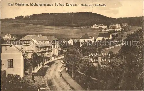 Bad Duerrheim Strasse zur Hirschhalde hoechstgelegenes Solbad Europas / Bad Duerrheim /Schwarzwald-Baar-Kreis LKR