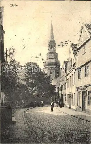 Stade Niederelbe Strassenpartie Kirche / Stade /Stade LKR