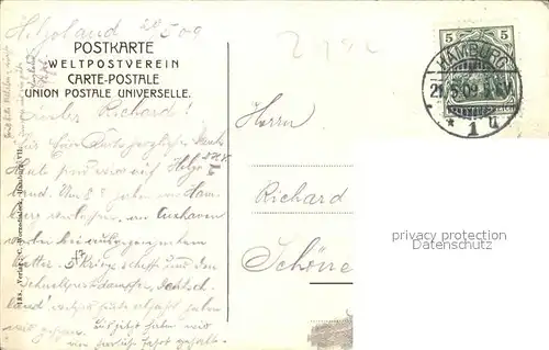Helgoland Ober und Unterland Schiffe / Helgoland /Pinneberg LKR
