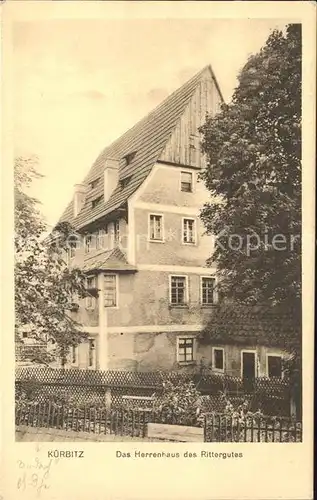 Kuerbitz Herrenhaus des Rittergutes / Weischlitz /Vogtlandkreis LKR