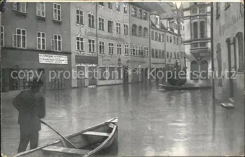Nuernberg Hochwasser Katastrophe 1909 Neue Gasse Gruebelsbrunnen / Nuernberg /Nuernberg Stadtkreis