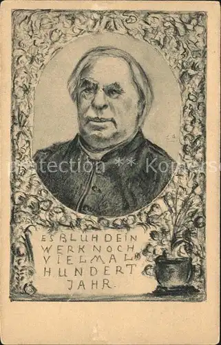 Bad Woerishofen Hunderjahrfeier Sebastian Kneipp Portrait Offizielle Festpostkarte / Bad Woerishofen /Unterallgaeu LKR